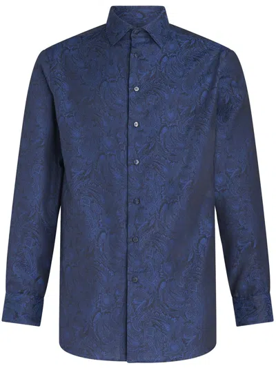 Shop Etro Rome Clothing In Blue