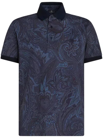 Shop Etro Rome Clothing In Blue