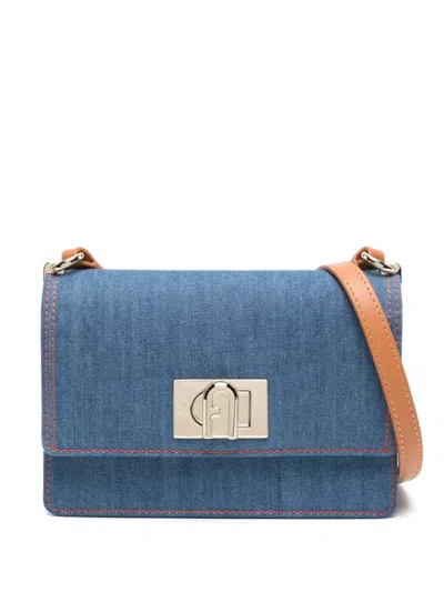 Shop Furla 1927 Mini Shoulder  20 Bags In Blue