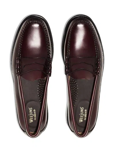 Shop Gh Bass G.h. Bass Loafers In Nn Wine