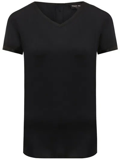 Shop Giorgio Armani Permanent Clothing In Black