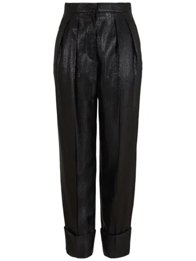 Shop Giorgio Armani Pants Clothing In Black