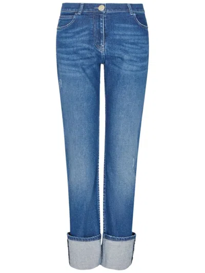 Shop Giorgio Armani Trousers Clothing In Blue