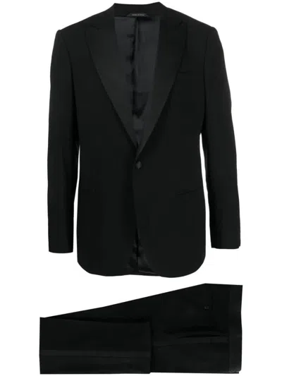 Shop Giorgio Armani Tuxedo Clothing In Black