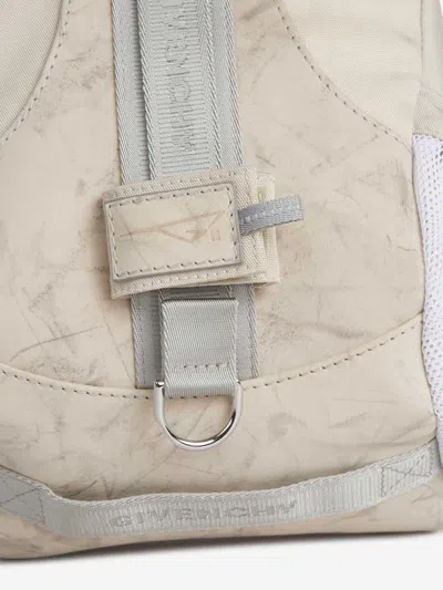 Shop Givenchy G-trail S Backpack In Decorative Webbing Details Under The Bag
