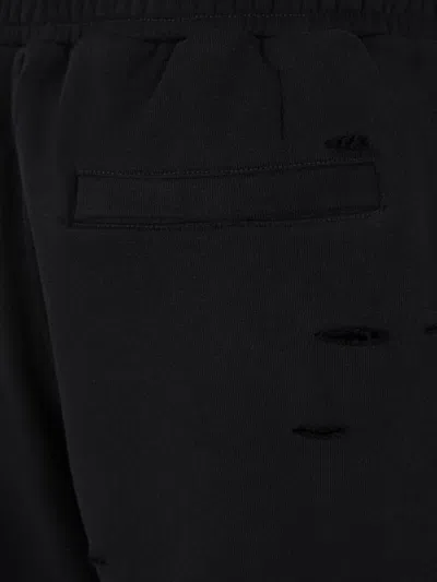 Shop Givenchy Logo Cotton Bermuda Shorts In Black