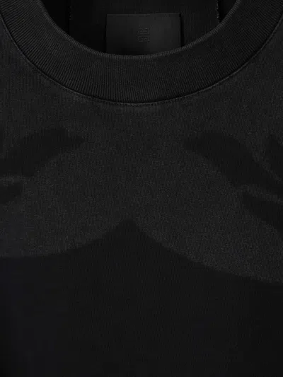 Shop Givenchy Shadow Cotton T-shirt In Logo Printed On The Front