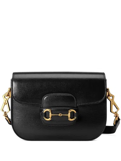 Shop Gucci With Double Shoulder Strap Bags In Black