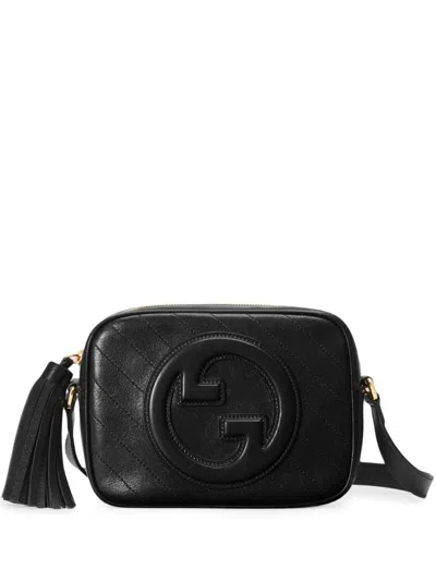 Shop Gucci Blondie Small Size Bags In Black