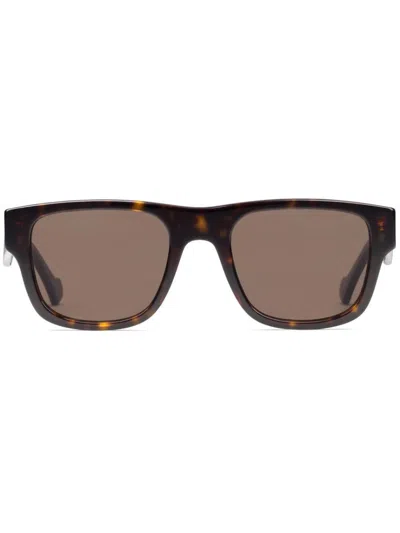 Shop Gucci Eyewear Eyes Accessories In Brown