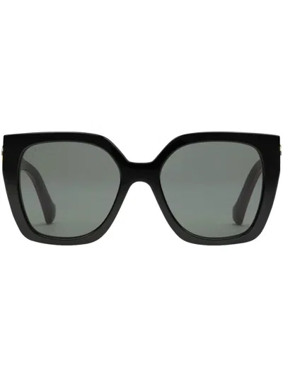 Shop Gucci Eyewear Womans Sunglasses Accessories In Black