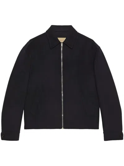 Shop Gucci Jacket/bomber Jacket Clothing In Black