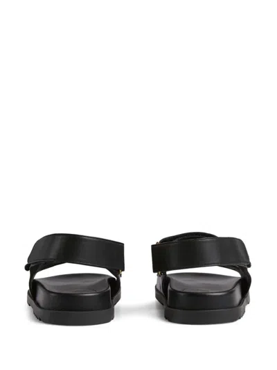 Shop Gucci Leather Sandal. Shoes In Black