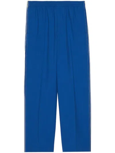 Shop Gucci Pants Clothing In Blue