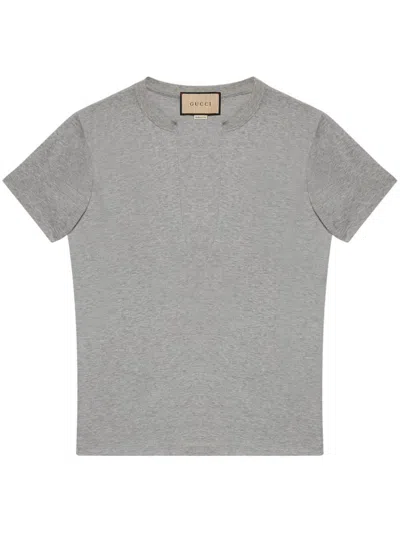 Shop Gucci T-shirt Clothing In Grey