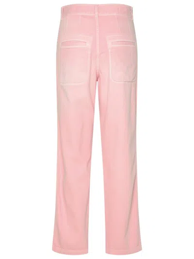 Shop Isabel Marant 'juliette' Pink Cotton Trousers