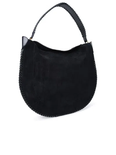 Shop Isabel Marant 'oskan' Black Leather Bag