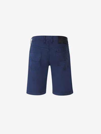 Shop Jacob Cohen Nicolas Bermuda Shorts In Blue