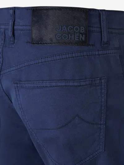 Shop Jacob Cohen Nicolas Bermuda Shorts In Blue