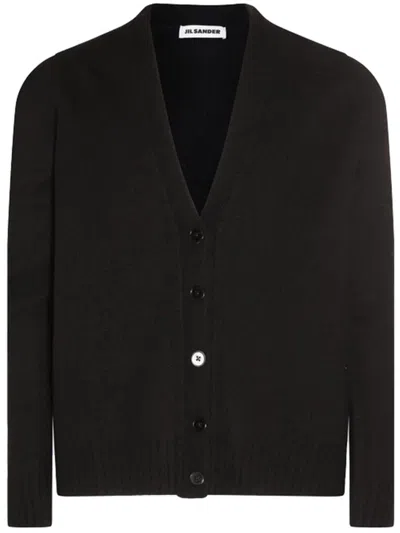 Shop Jil Sander Cardigan Clothing In Black