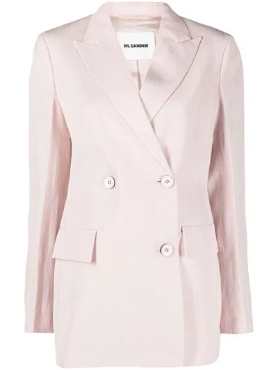 Shop Jil Sander Jacket Clothing In Pink & Purple