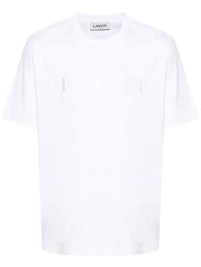 Shop Lanvin Classic Paris T-shirt Clothing In White