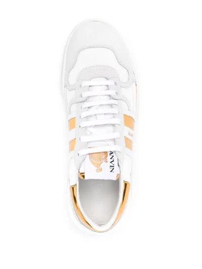 Lanvin Clay Low-top Sneakers In White