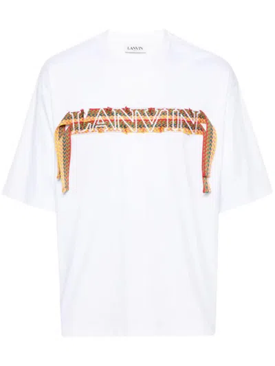 Shop Lanvin Curblace Oversize T-shirt Clothing In White