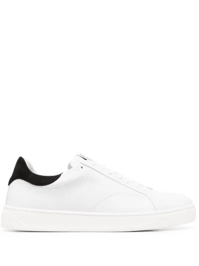 Shop Lanvin Ddbo Sneakers Shoes In White