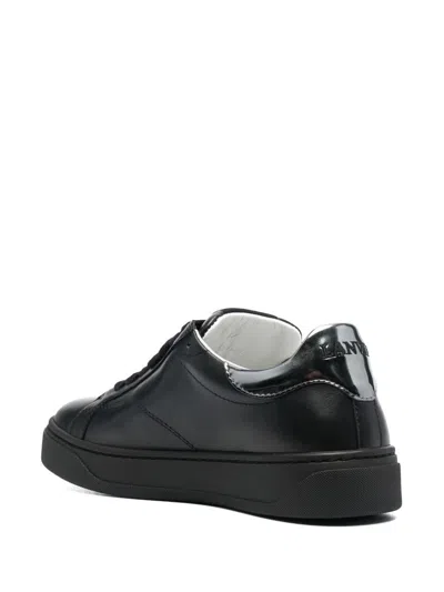 Shop Lanvin Ddb0 Sneakers Shoes In Black