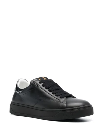 Shop Lanvin Ddb0 Sneakers Shoes In Black