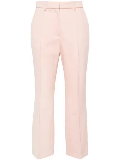 Shop Lanvin Flared Pants Clothing In Pink & Purple