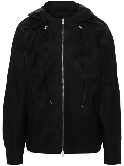 Shop Lanvin Hooded Windbreaker Clothing In Black