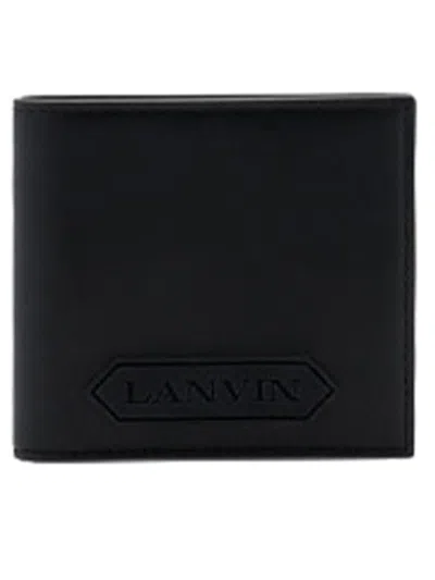 Shop Lanvin Wallet With Logo Accessories In Black