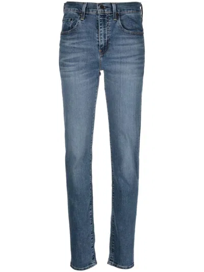 Shop Levi's 724 High Rise Straight Clothing In Blue