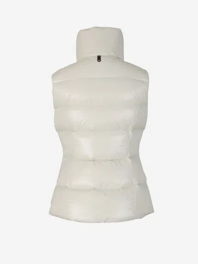 Shop Mackage Chaya Light Vest In Cream