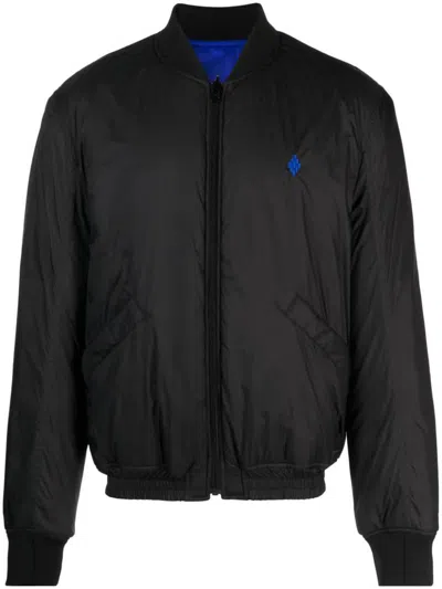 Shop Marcelo Burlon County Of Milan Cross Reversible Bomber Jacket Clothing In Black