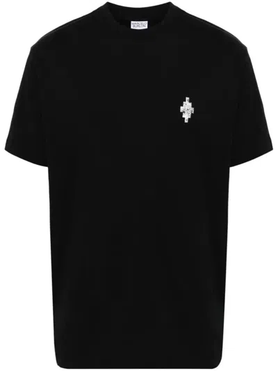 Shop Marcelo Burlon County Of Milan Vertigo Snake Basic T-shirt Clothing In Black