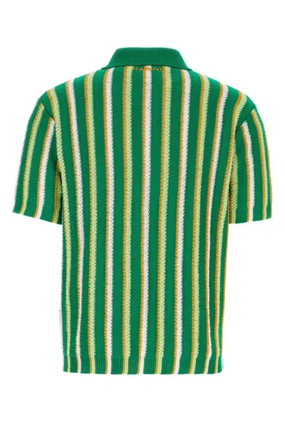 Shop Marni Polo In Stripped