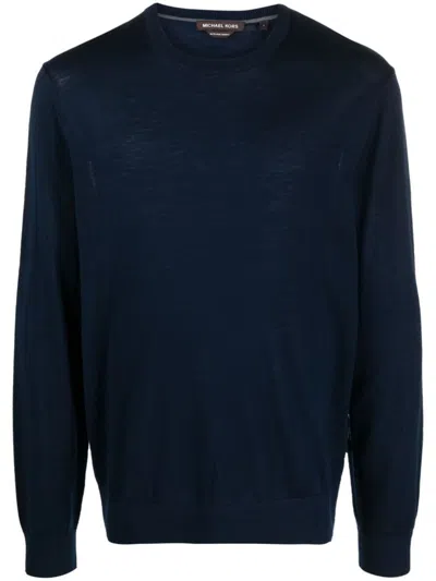 Shop Michael Kors Merino Sweater Clothing In Blue