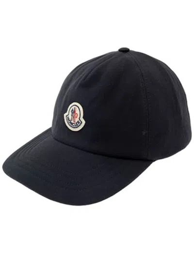Shop Moncler Baseball Cap Accessories In Black