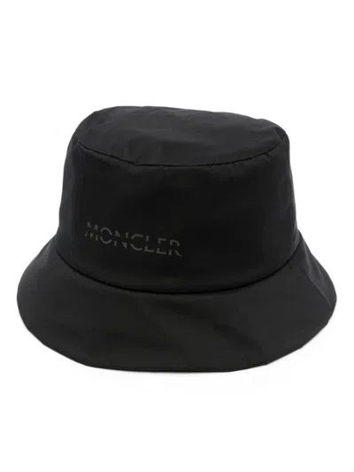 Shop Moncler Bucket Hat. Accessories In Black
