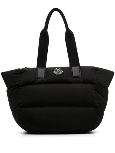 Shop Moncler Caradoc Tote  Bags In Black