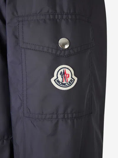 Shop Moncler Etiache Technical Jacket In Navy Blue