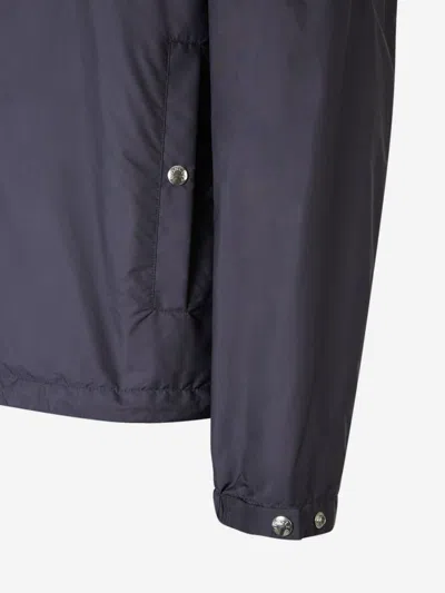 Shop Moncler Etiache Technical Jacket In Navy Blue