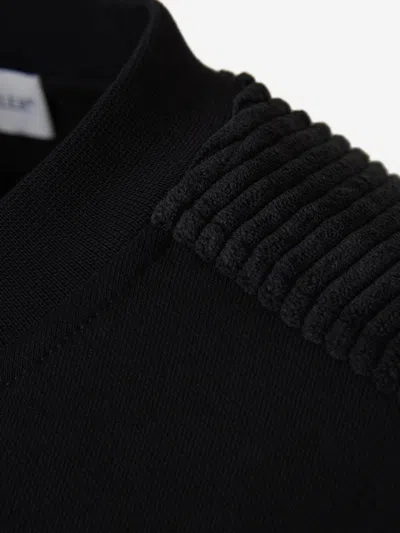 Shop Moncler Logo Cotton Sweatshirt In Ivory
