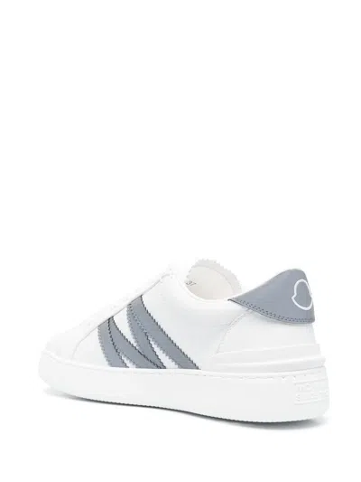 Shop Moncler Monaco M Low Top Sneakers Shoes In White