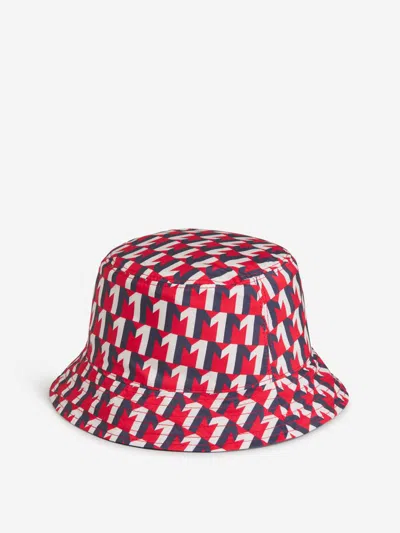 Shop Moncler Reversible Bucket Hat In Midnight Blue