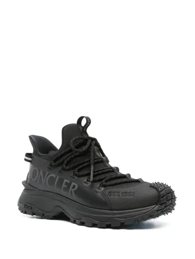 Shop Moncler Trailgrip Lite 2 Shoes In Black