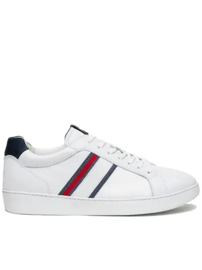 Shop Nero Giardini Leather Sneakers Shoes In White